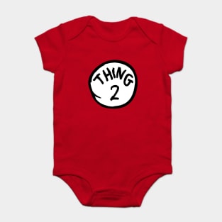 Thing 2 baby onesie 2025